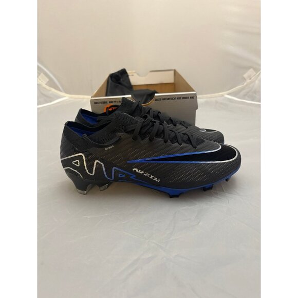 Nike zoom vapor 15 elite FG ACC black blue soccer cleats DJ4978 040 - Picture 3 of 8